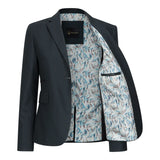 TPW53 - Completo da donna verde a 3 pezzi in stile Principe di Galles