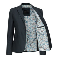 TPW53 - Completo da donna verde a 3 pezzi in stile Principe di Galles