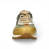 Aglae 02 - Sneakers da uomo in pelle verde beige