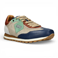 Aglae 02 - Sneakers da uomo in pelle grigio-blu