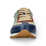 Aglae 02 - Sneakers da uomo in pelle grigio-blu