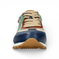 Aglae 02 - Sneakers da uomo in pelle grigio-blu