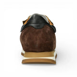 Aglae 02 - Sneakers da uomo in pelle bianca e marrone chiaro