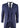 Men's Navy-Blue Herringbone Tweed 3 Piece Suit