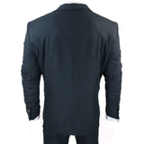 AK-07 Men's 3-Piece Olive Green Check Suit