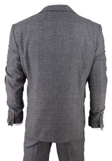 Men's Grey Glen Check 3 Piece Suit
