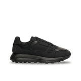 Albany - Sneakers casual da uomo nere in mesh traspirante