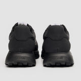 Albany - Sneakers casual da uomo nere in mesh traspirante