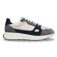 Albany - Sneakers casual da uomo grigie traspiranti in mesh