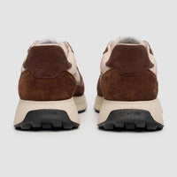 Albany - Sneakers casual da uomo in mesh traspirante color marrone chiaro