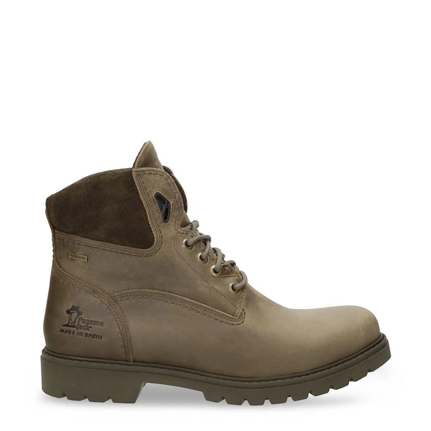 Amur GTX C32 - Stivali alla caviglia da uomo in pelle impermeabile color kaki