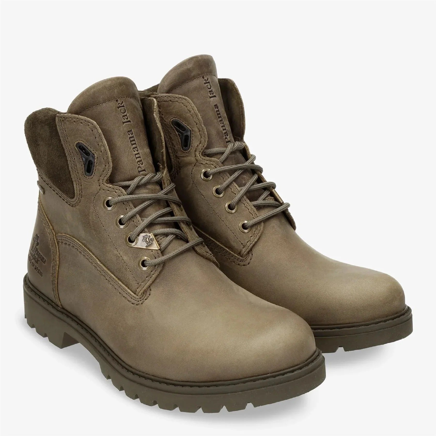 Amur GTX C32 - Stivali alla caviglia da uomo in pelle impermeabile color kaki