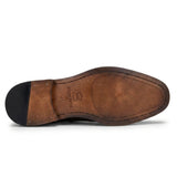 Arlo - Scarpe brogue da uomo in tweed color cuoio