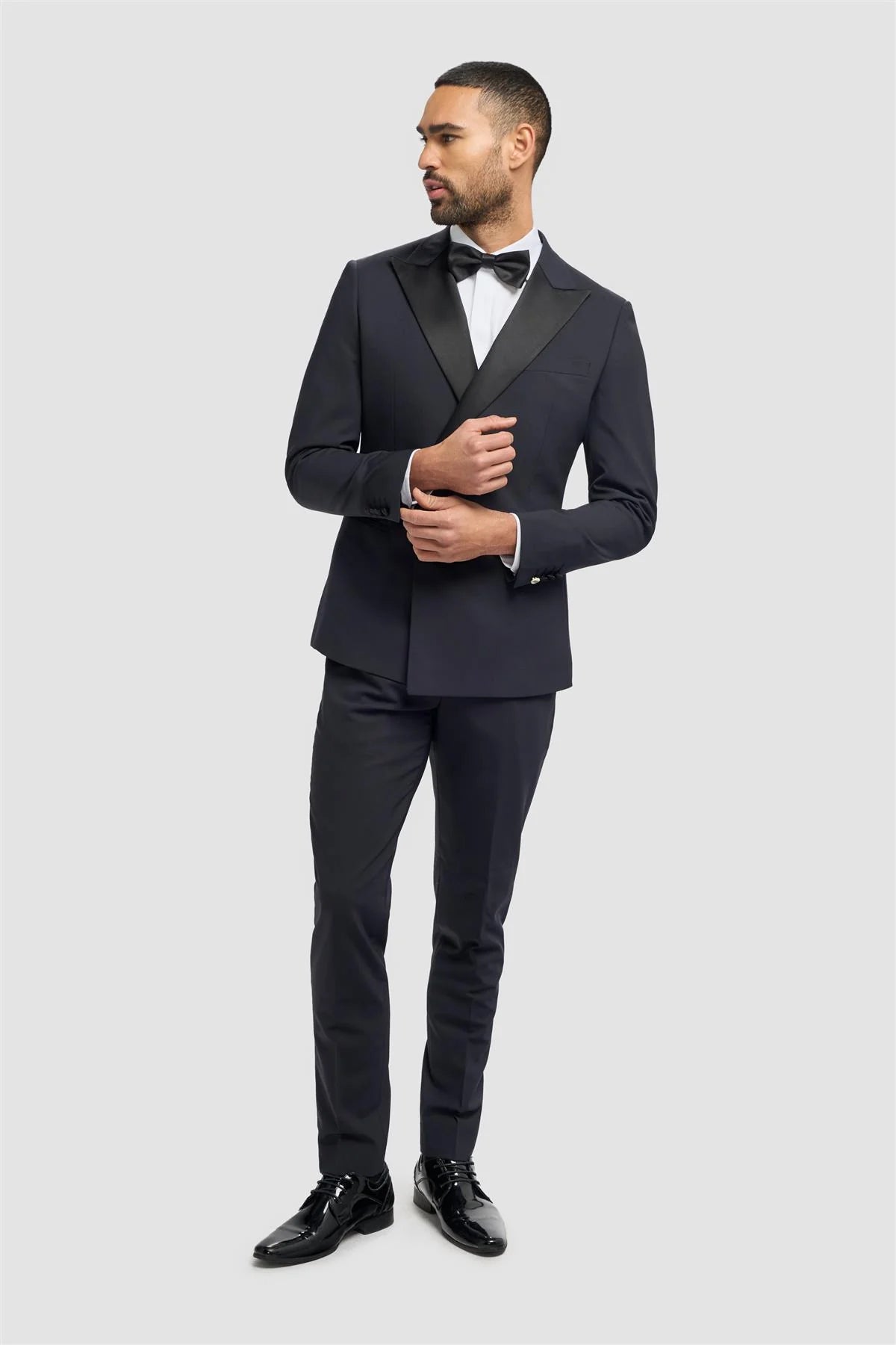 Aspen - Blazer doppiopetto da uomo blu navy