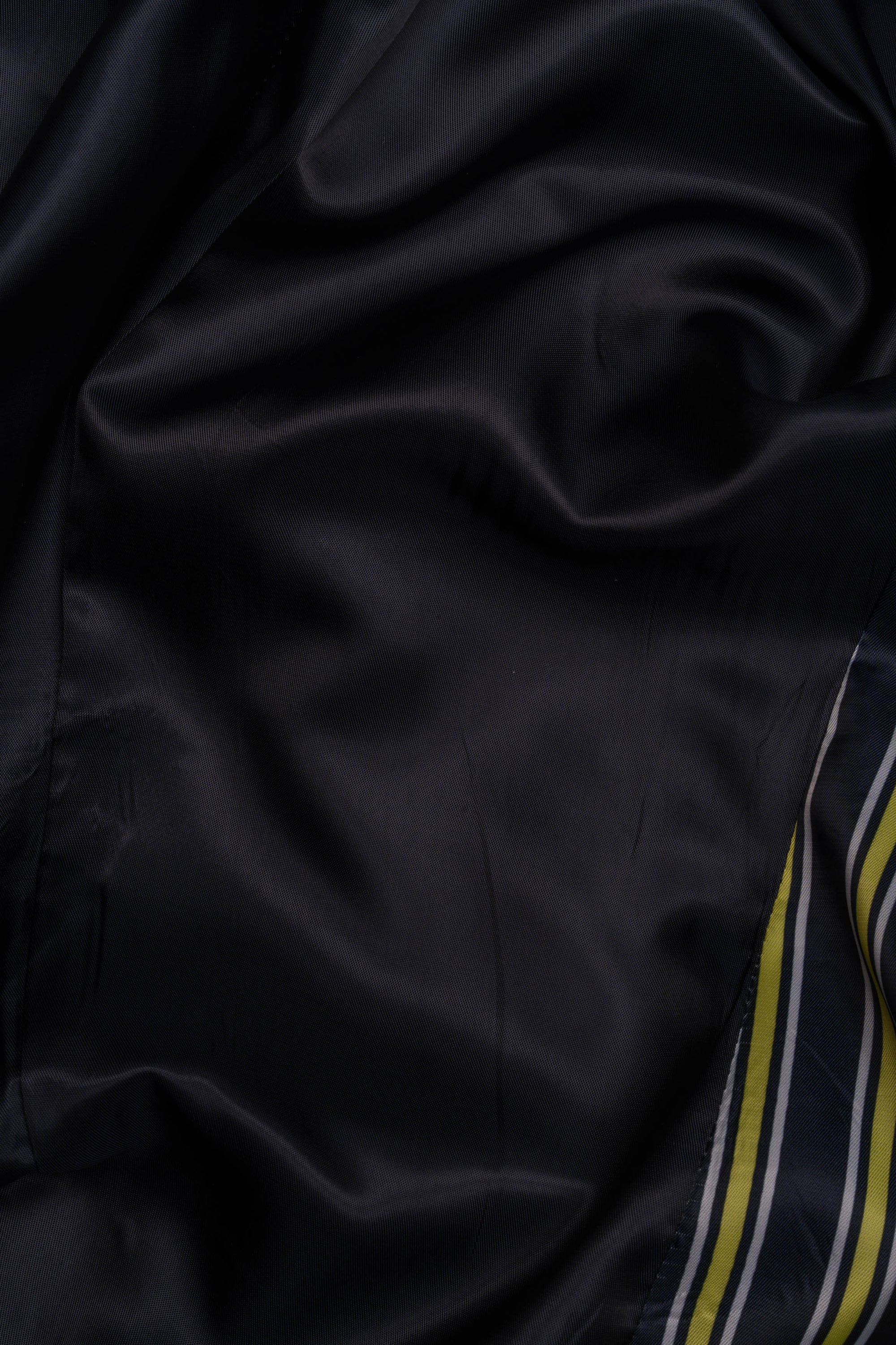 Aspen - Abito da uomo da sposo in due pezzi, stile smoking nero