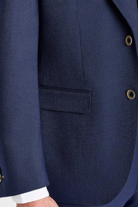 Belmont - Abito da sposo classico a tre pezzi blu navy per uomo