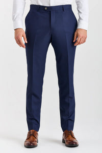 Belmont - Abito da sposo classico a tre pezzi blu navy per uomo