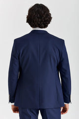 Belmont - Blazer da uomo blu navy dal taglio sartoriale
