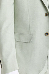 Belmont - Blazer da sposo verde salvia da uomo