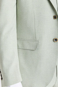 Belmont - Blazer da sposo verde salvia da uomo