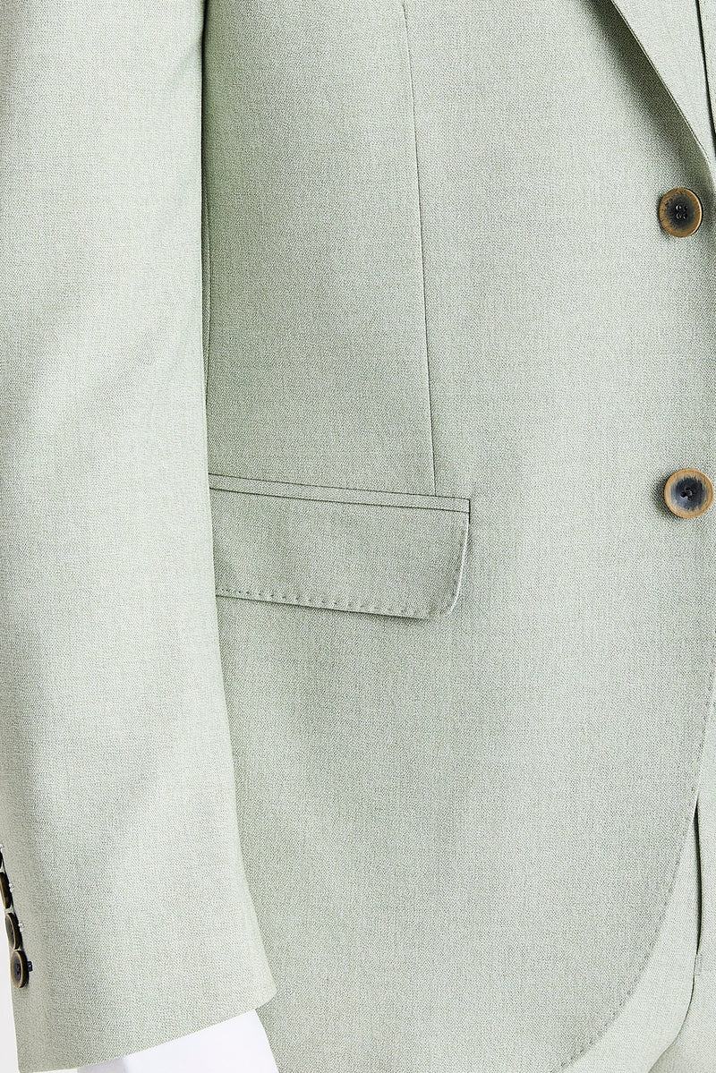 Belmont - Blazer da sposo verde salvia da uomo