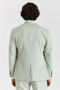 Belmont - Blazer da sposo verde salvia da uomo