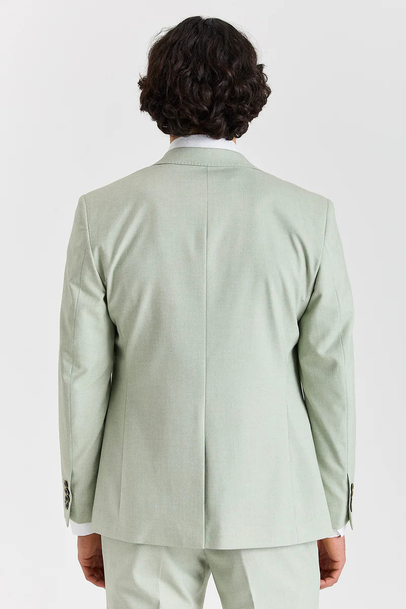 Belmont - Blazer da sposo verde salvia da uomo