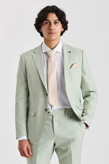 Belmont - Blazer da sposo verde salvia da uomo