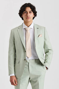 Belmont - Blazer da sposo verde salvia da uomo