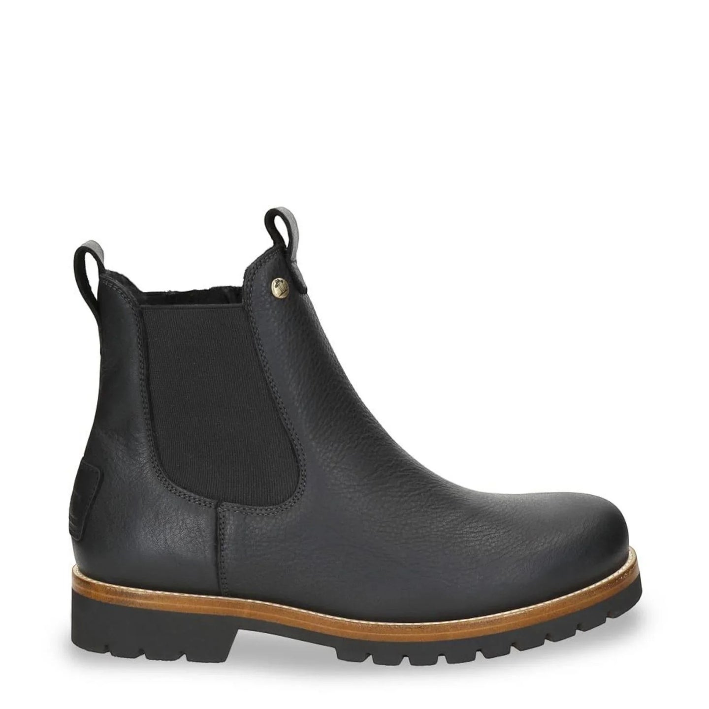 Beny Igloo C1 - Stivali Chelsea da uomo in pelle nera impermeabile