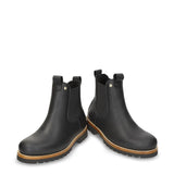 Beny Igloo C1 - Stivali Chelsea da uomo in pelle nera impermeabile