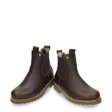 Beny Igloo C2 - Stivali Chelsea da uomo in pelle marrone impermeabile