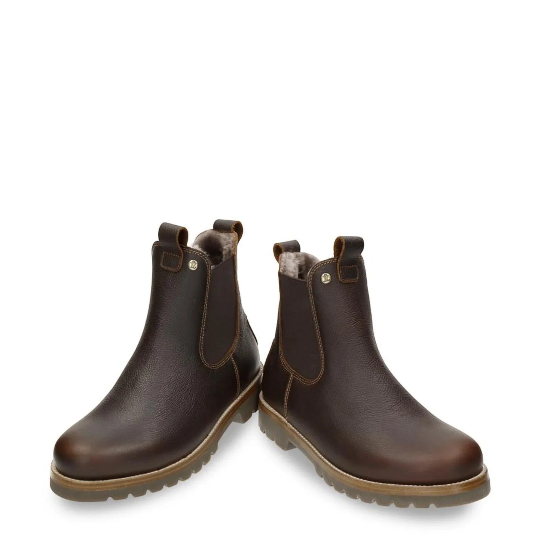Beny Igloo C2 - Stivali Chelsea da uomo in pelle marrone impermeabile
