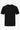 T-shirt nera da uomo in maglia testurizzata
