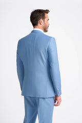 Bond - Men's Sky Blue Tailored Fit Blazer
