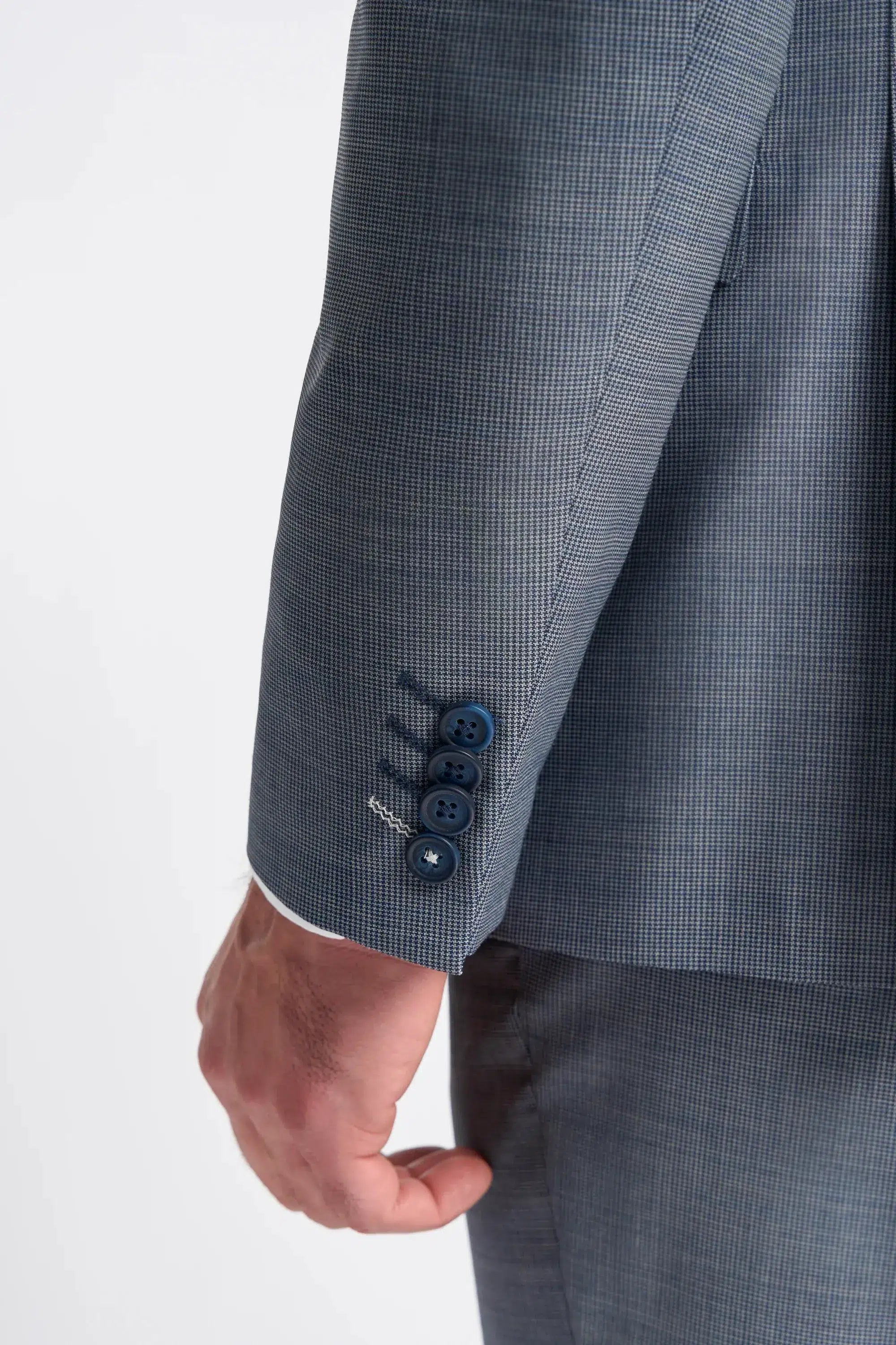 Bond - Men's Grey 3 Piece Tailored Fit Suit