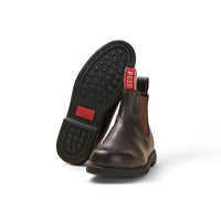 Booma 607 - Stivaletti Chelsea in pelle marrone