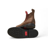 Booma 607 - Stivaletti Chelsea in pelle marrone rustico