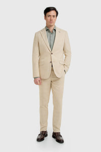 Camden - Blazer da uomo a quadri beige