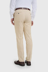 Camden - Pantaloni da uomo a quadri beige