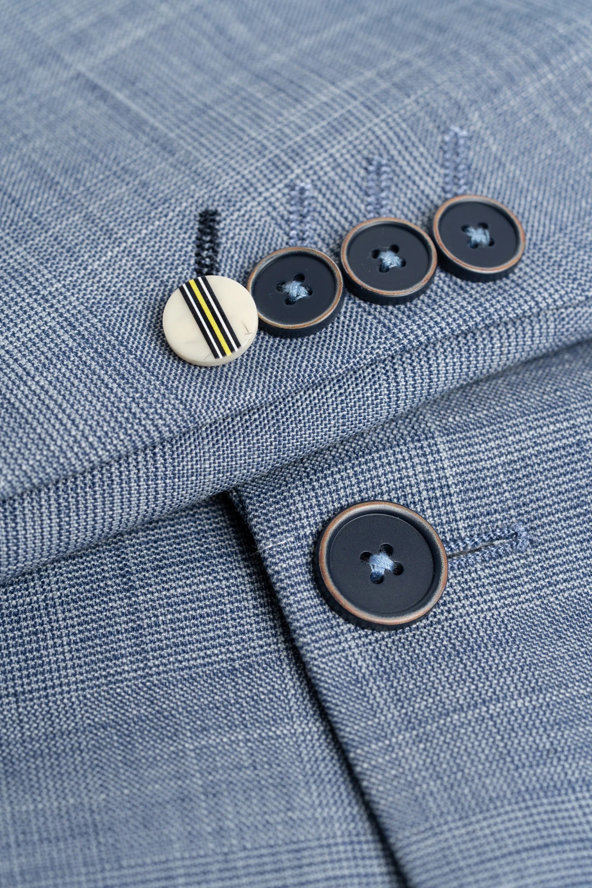 Camden - Blazer da uomo a quadri blu