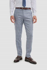 Camden - Pantaloni da uomo a quadri blu
