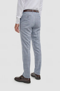 Camden - Pantaloni da uomo a quadri blu