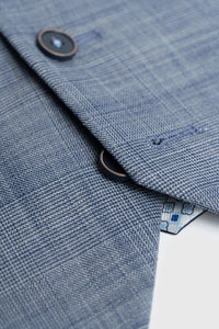 Camden - Gilet da uomo a quadri blu