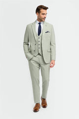 Camden - Blazer sartoriale verde salvia da uomo