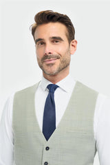 Camden - Gilet verde salvia da uomo