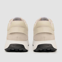 Canbera - Sneakers da uomo in pelle scamosciata bianca e leggera