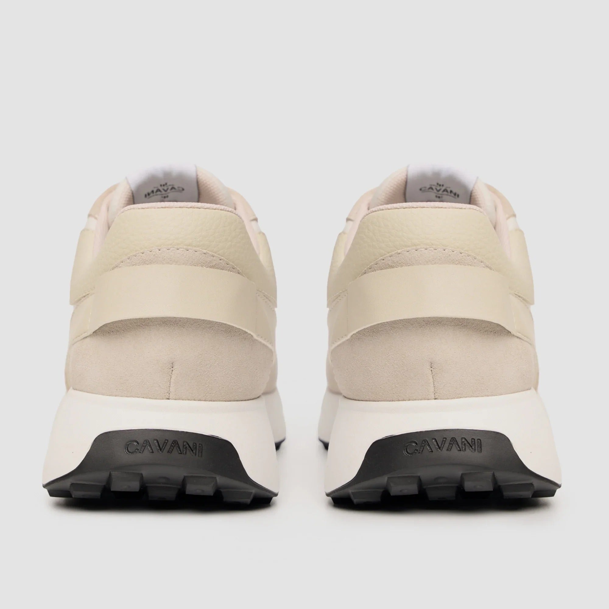Canbera - Sneakers da uomo in pelle scamosciata bianca e leggera