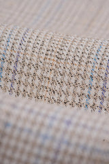 Caridi - Gilet da uomo in tweed beige da sposa