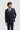 Caridi - Blazer da uomo in tweed blu navy